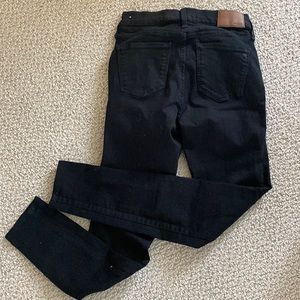 NWOT Madewell black 9" high rise skinny jeans, 27